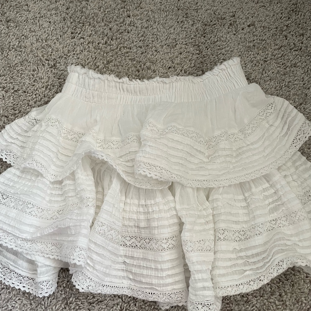 aerie rock n ruffle skirt size xs